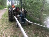 Irrigation Pompe tracteur tuyau aluminium MBrisset