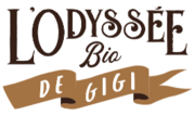 Odyssée Bio de Gigi Logo Écritures