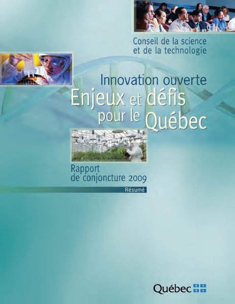 Fichier:Innovation ouverte - Enjeux et défis pour le Qc conjoncture 2009.pdf
